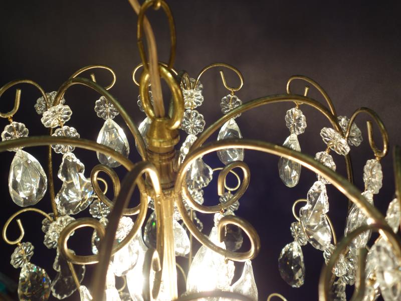 ゴールド系卵型ケージシャンデリア LCH 1263(5)