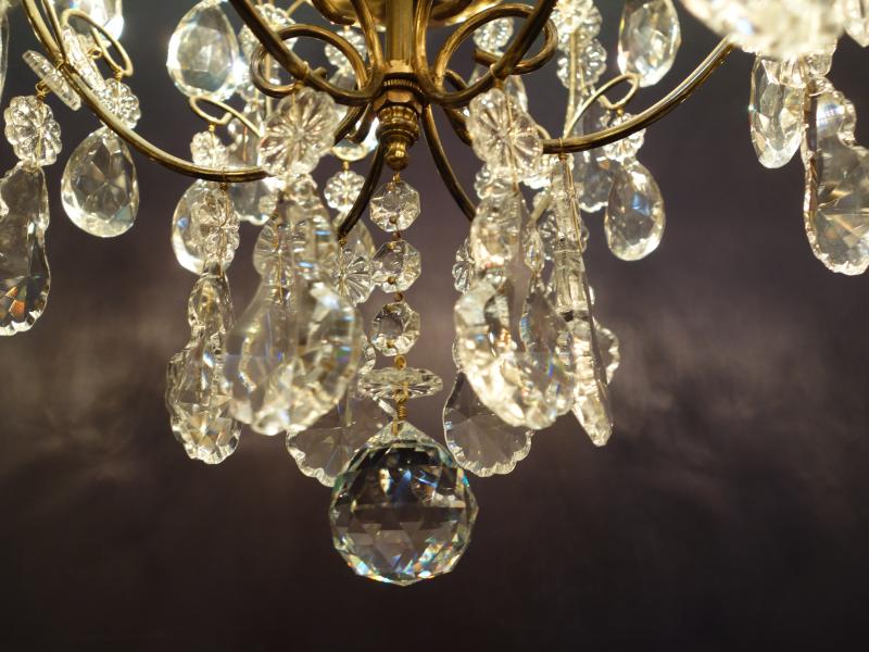 ゴールド系卵型ケージシャンデリア LCH 1263(6)