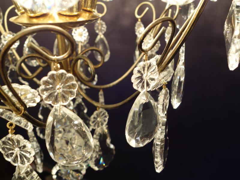 ゴールド系卵型ケージシャンデリア LCH 1263(7)