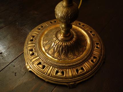 スペイン製真鍮シャンデリア、置き型シャンデリア、シャンデリアスタンド、フロアランプシャンデリア　LCF 0084（C2）