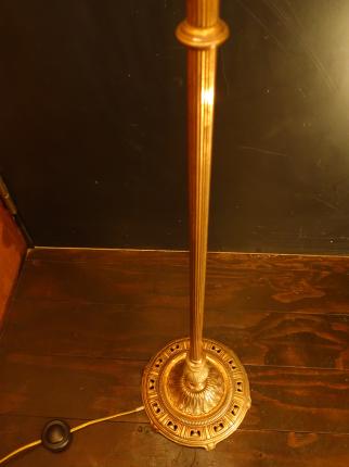 スペイン製真鍮シャンデリア、置き型シャンデリア、シャンデリアスタンド、フロアランプシャンデリア　LCF 0084（C4）