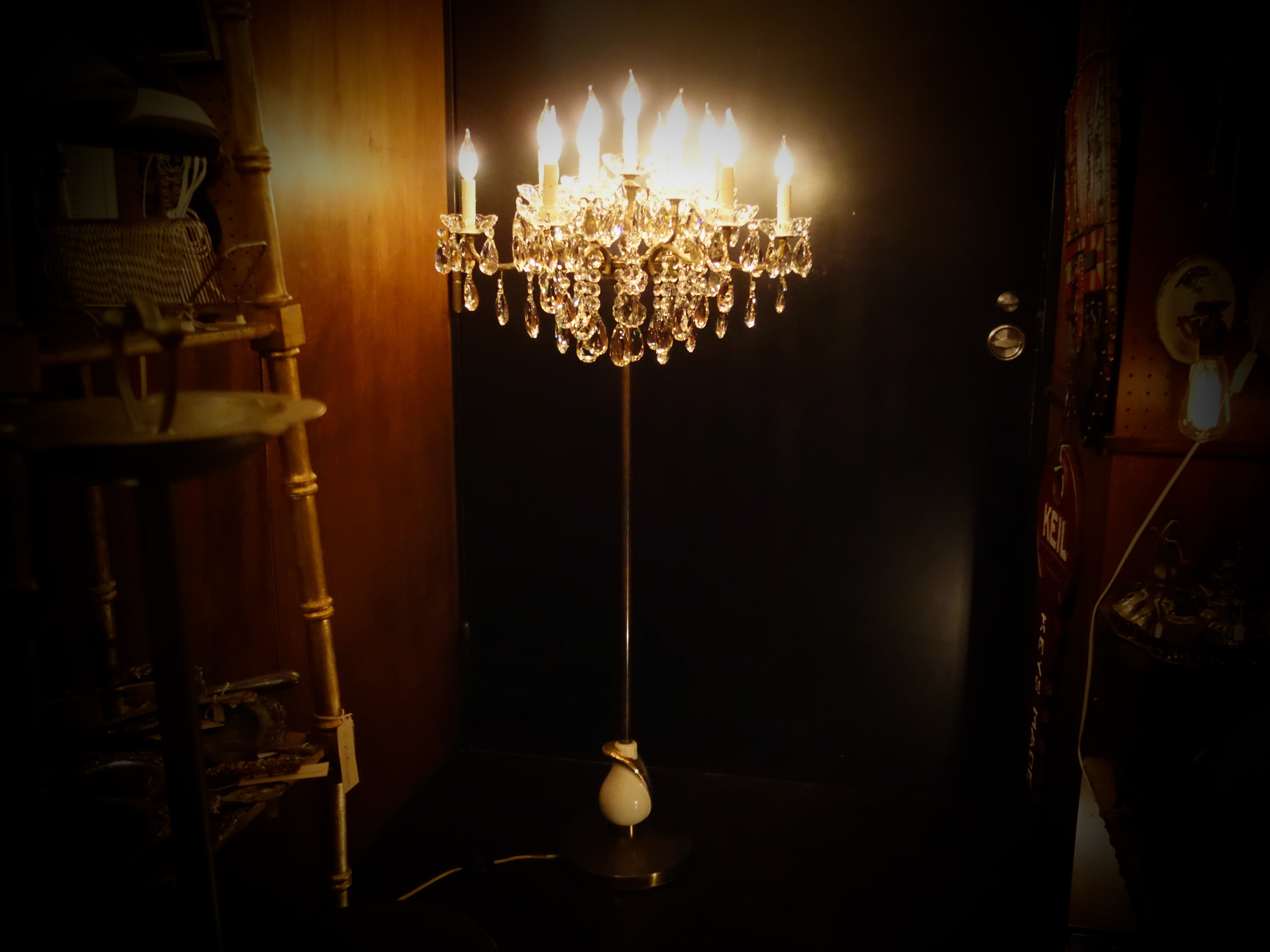 Italian brass floor chandelier 13灯