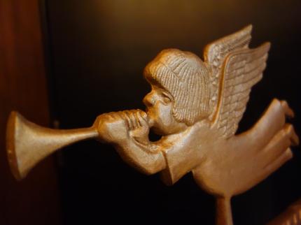 天使モチーフ付きスイング看板　店舗サイン　LCM 7790（C1）