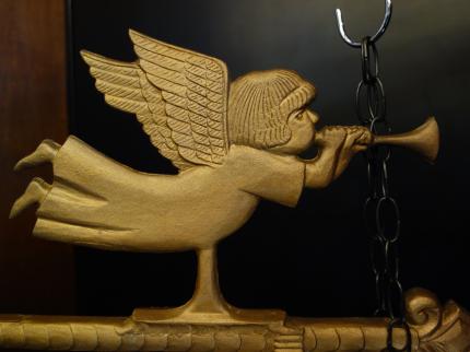 天使モチーフ付きスイング看板　店舗サイン　LCM 7790（C3）