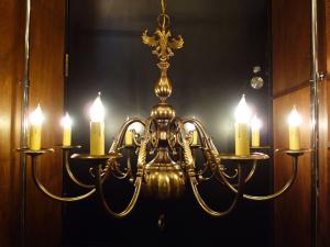 French brass eagle chandelier 8灯
