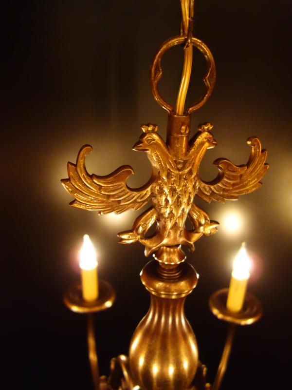 大型シャンデリア 双頭の鷲シャンデリア LCH 1264(4)