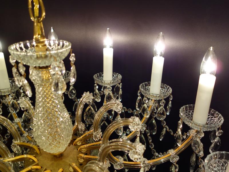 ビンテージマリアテレジアシャンデリア　LCH 1265（6）