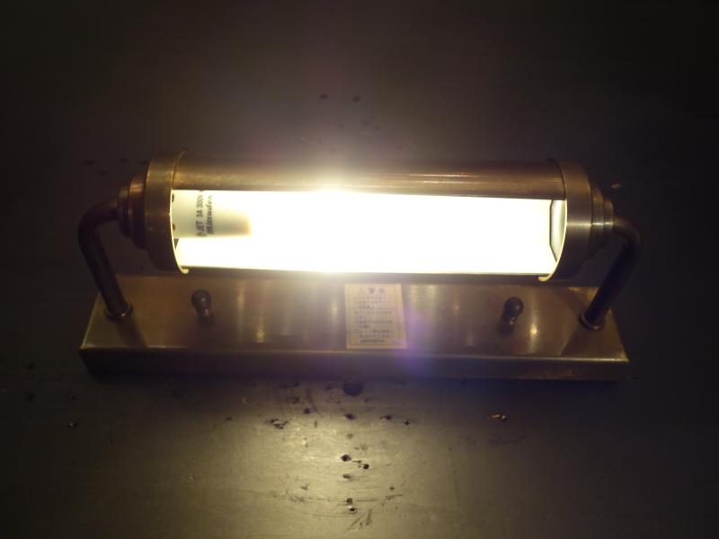 ウォールランプ　アンティーク・ヴィンテージ　LCB 0628　brass picture wall lamp 1灯（3）