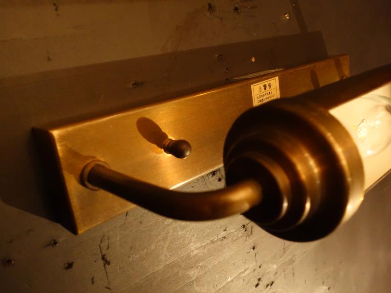 ウォールランプ　アンティーク・ヴィンテージ　LCB 0628　brass picture wall lamp 1灯（6）
