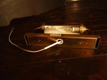 ウォールランプ　アンティーク・ヴィンテージ　LCB 0628　brass picture wall lamp 1灯（C1）