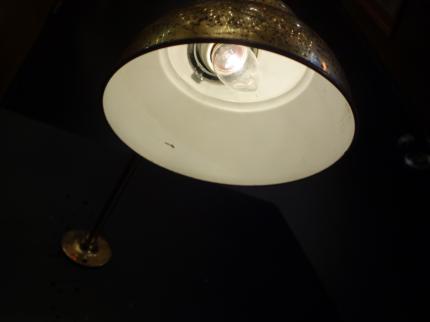 ウォールランプ　アンティーク・ヴィンテージ　LCB 0630　French gold shade picture wall lamp 1灯（C3）