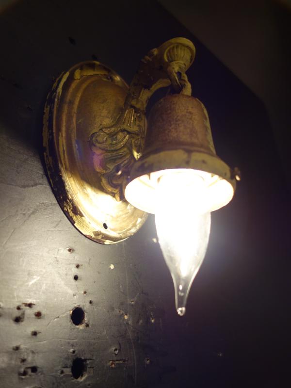 ウォールランプ　アンティーク・ヴィンテージ　LCB 0632　oval ivory wall lamp 1灯（3）