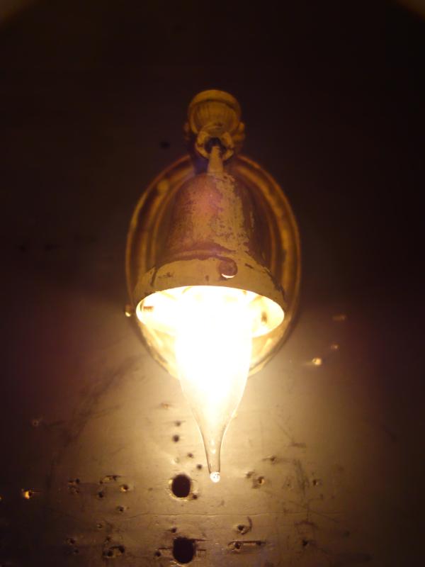 ウォールランプ　アンティーク・ヴィンテージ　LCB 0632　oval ivory wall lamp 1灯（6）