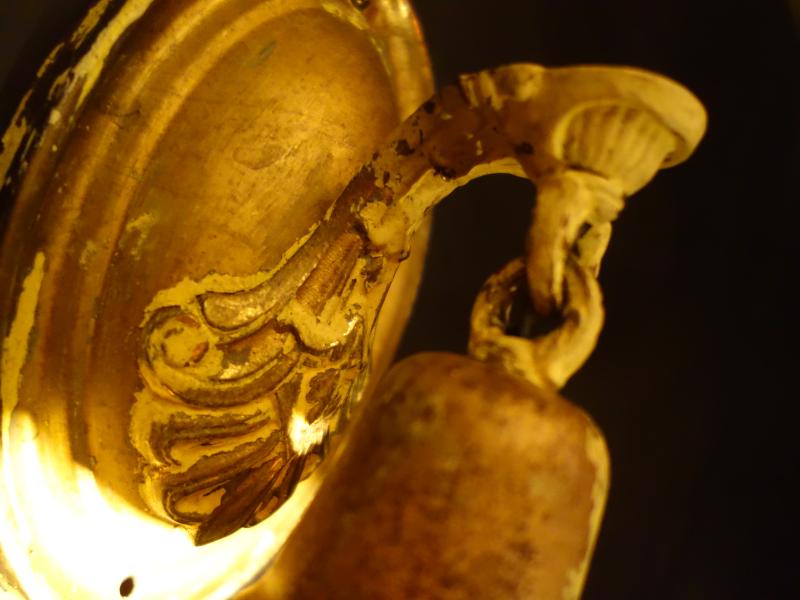 ウォールランプ　アンティーク・ヴィンテージ　LCB 0632　oval ivory wall lamp 1灯（7）