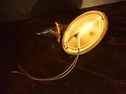 ウォールランプ　アンティーク・ヴィンテージ　LCB 0632　oval ivory wall lamp 1灯（C1）