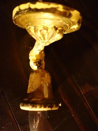 ウォールランプ　アンティーク・ヴィンテージ　LCB 0632　oval ivory wall lamp 1灯（C3）