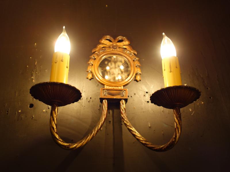 ミラー付きウォールランプ　リボン　LCB 0637（4）