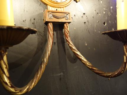 ミラー付きウォールランプ　リボン　LCB 0637（C3）