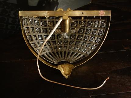 ハーフケージクリスタル付きウォールランプ　LCB 0638（C1）