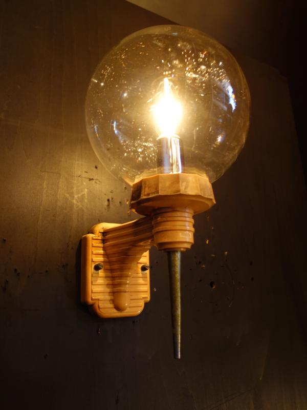 ガラスボールシェードウォールランプ レトロ　LCB 0640（3）