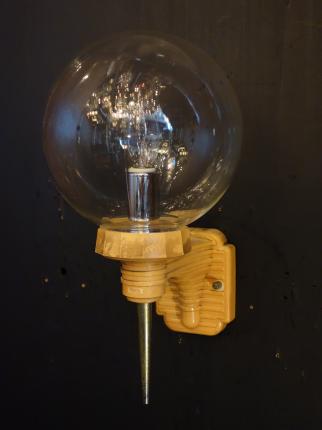 ガラスボールシェードウォールランプ レトロ　LCB 0640（C3）