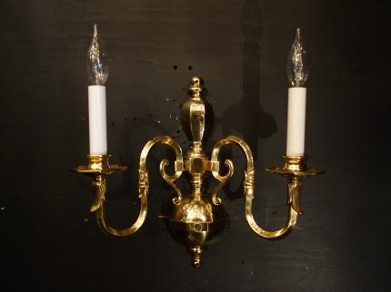 レトロ光沢ゴールド色真鍮ウォールランプ　LCB 0644（C2）