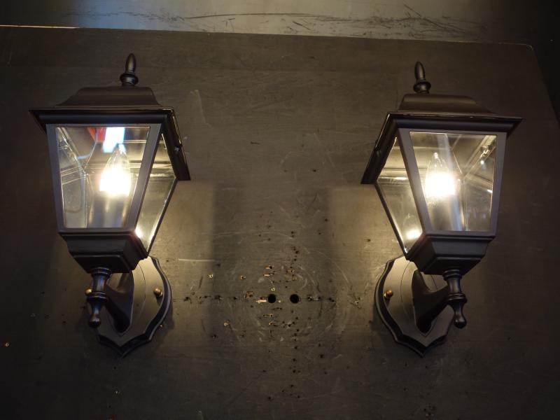 黒ランタンウォールランプ　LCB 0648（4）