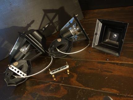 黒ランタンウォールランプ　LCB 0648（C1）