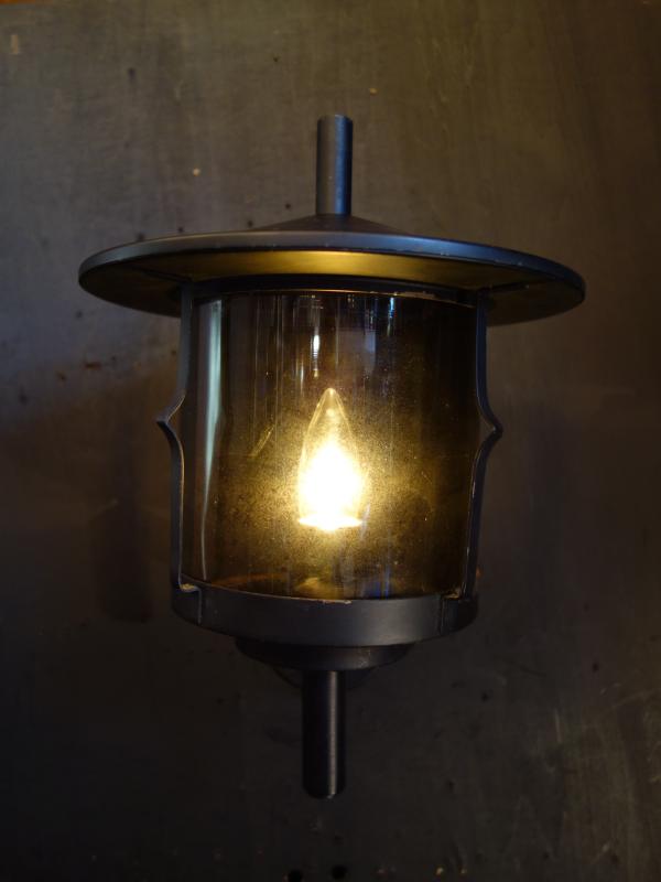 黒ランタンウォールランプ　LCB 0650（2）