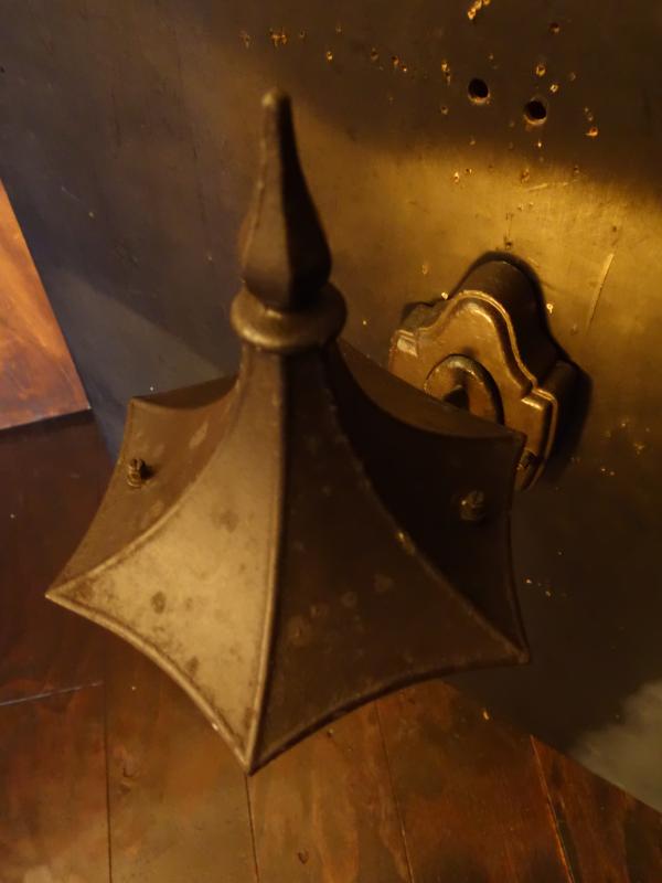 アンバーガラスランタンウォールランプ　LCB 0651（4）