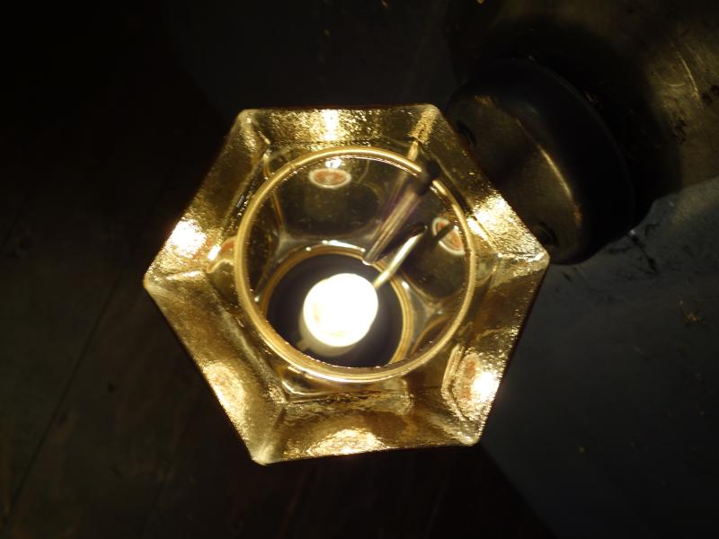 レトロ黒ランタンウォールランプ　LCB 0652（6）