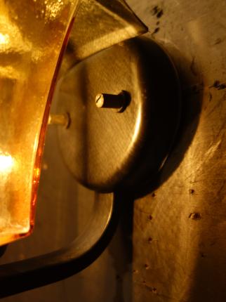 レトロ黒ランタンウォールランプ　LCB 0652（C4）