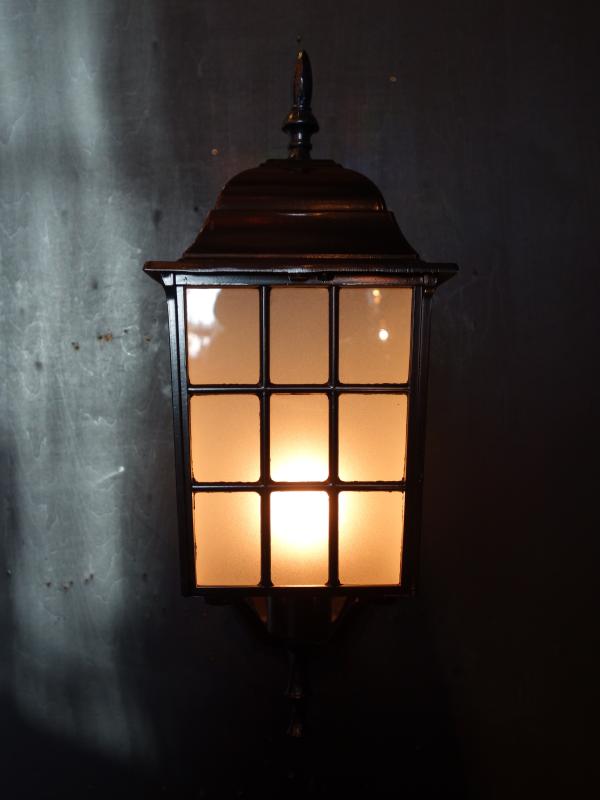 黒ランタンウォールランプ　LCB 0655（2）