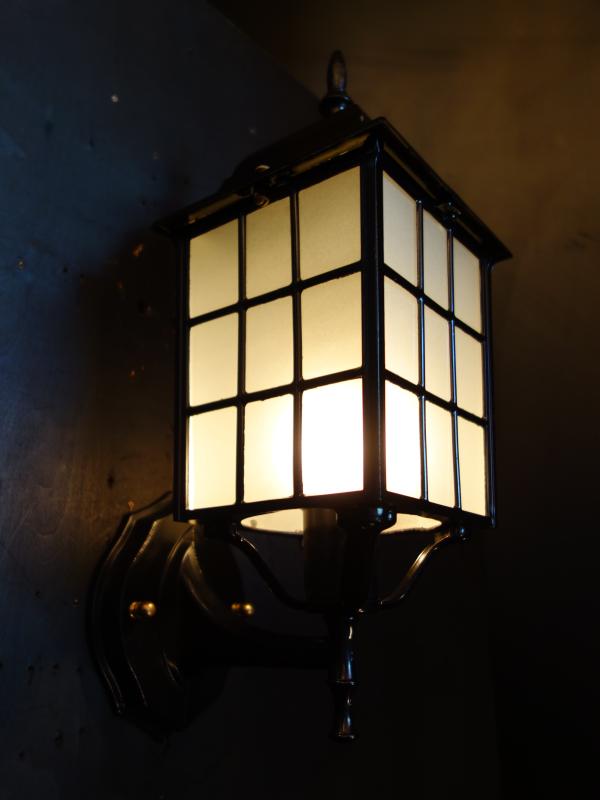 黒ランタンウォールランプ　LCB 0655（4）