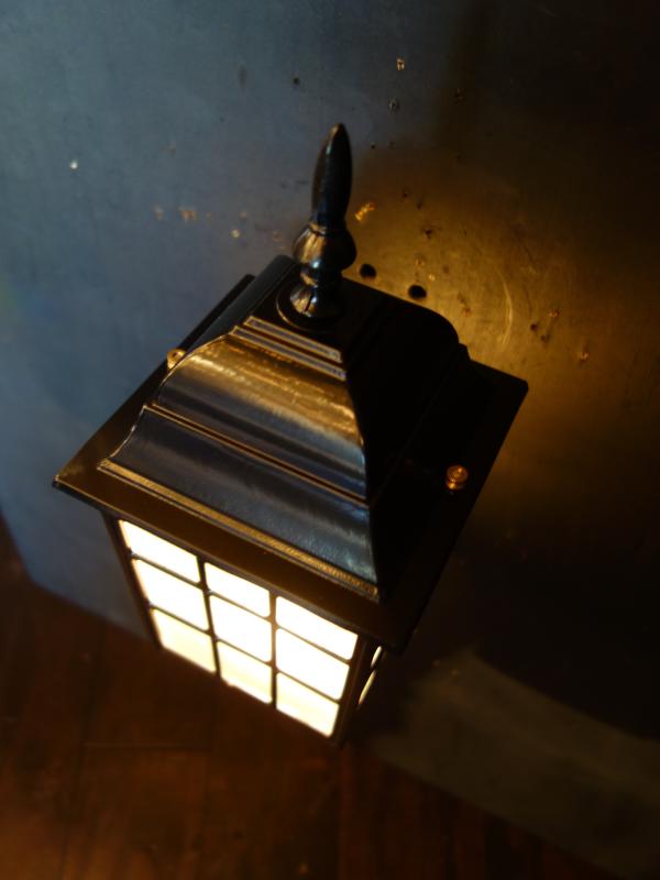 黒ランタンウォールランプ　LCB 0655（5）