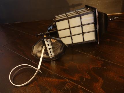 黒ランタンウォールランプ　LCB 0655（C1）