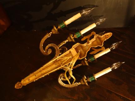 大理石パーツつきウォールランプ　LCB 0657（C1）