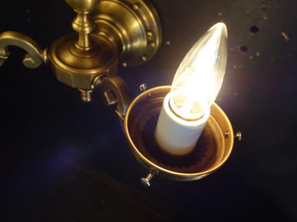 レトロガラスボールシェードウォールランプ　LCB 0658（C4）