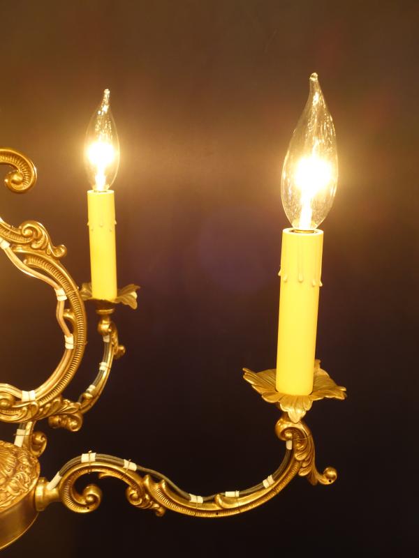 真鍮製フレンチケージ型シャンデリア　LCH 1266（2）