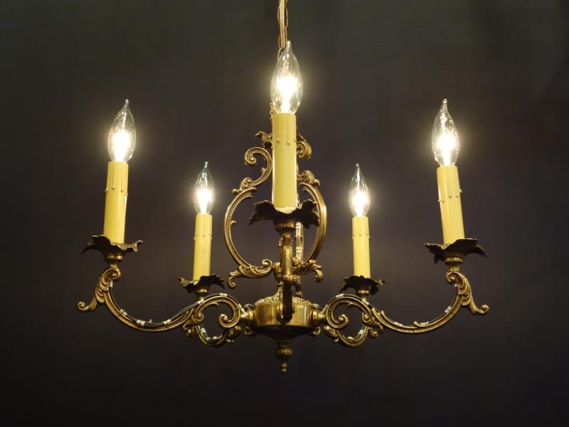 真鍮製フレンチケージ型シャンデリア　LCH 1266（3）