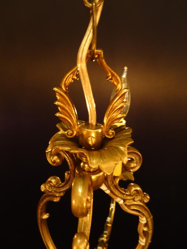 真鍮製フレンチケージ型シャンデリア　LCH 1266（4）