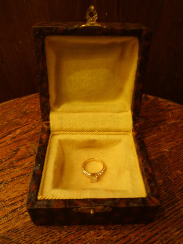 赤系ジュエリーケース、アンティークジュエリーボックス　LCM 7793（2）