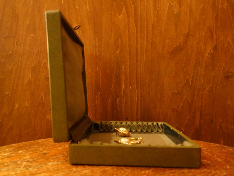 グリーン系ジュエリーボックス　カトラリーケース　LCM 7794（4）