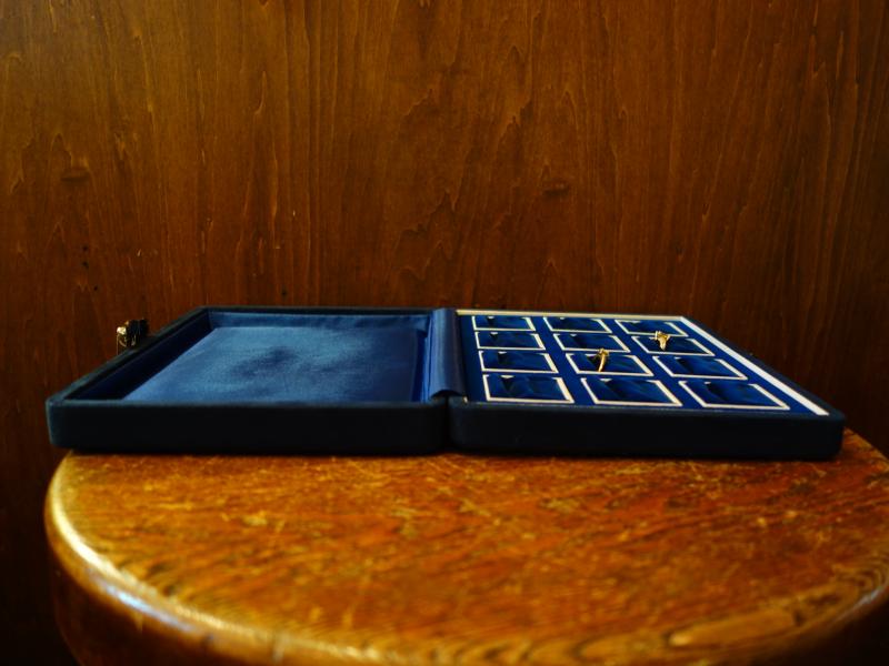 青系ジュエリーボックス　リング収納ケース　LCM 7798（5）