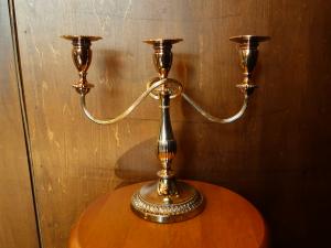 Italian silver candle holder 3