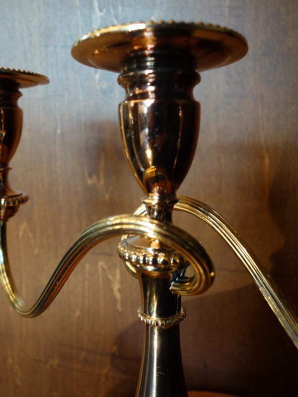 シルバー色燭台　キャンドルホルダー　LCM 7796（7）