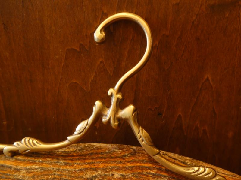 ビンテージ真鍮製洋服ハンガー　LCM 7805（7）