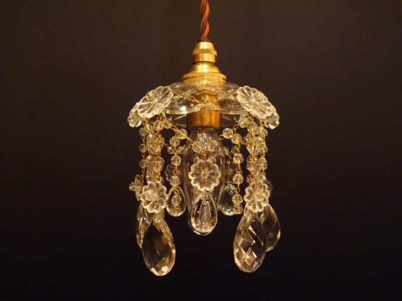 小型ガラス系ペンダント　プチシャンデリア　LCH 1270（2）