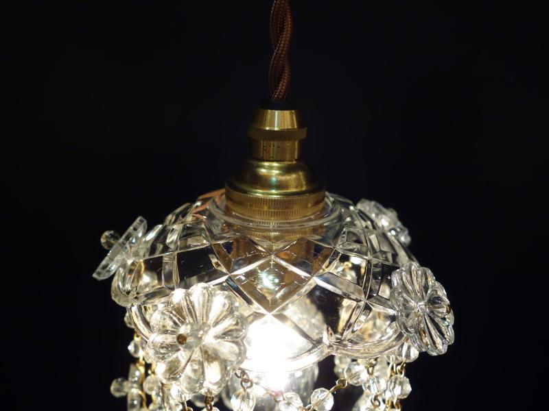 小型ガラス系ペンダント　プチシャンデリア　LCH 1270（3）