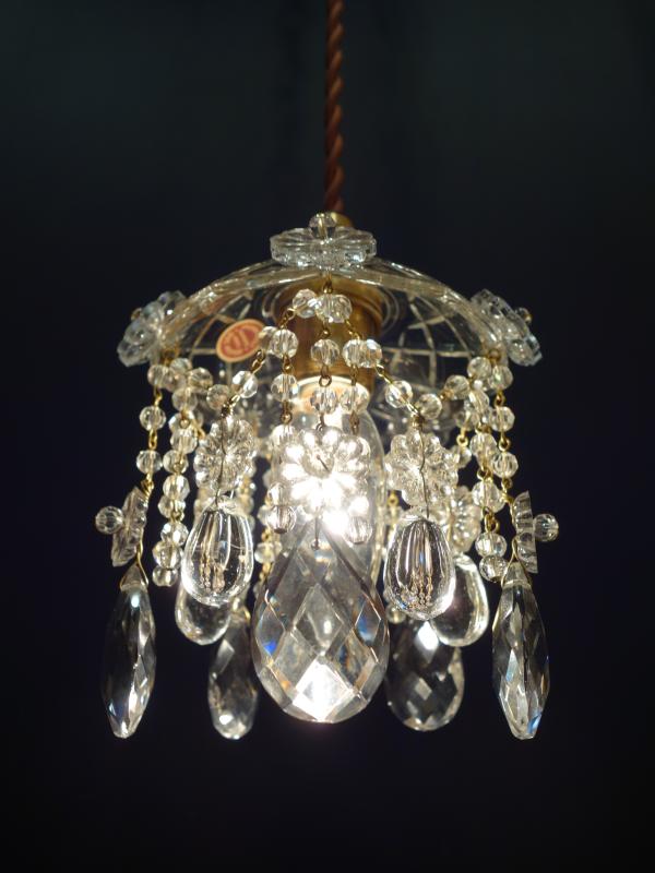 小型ガラス系ペンダント　プチシャンデリア　LCH 1270（6）